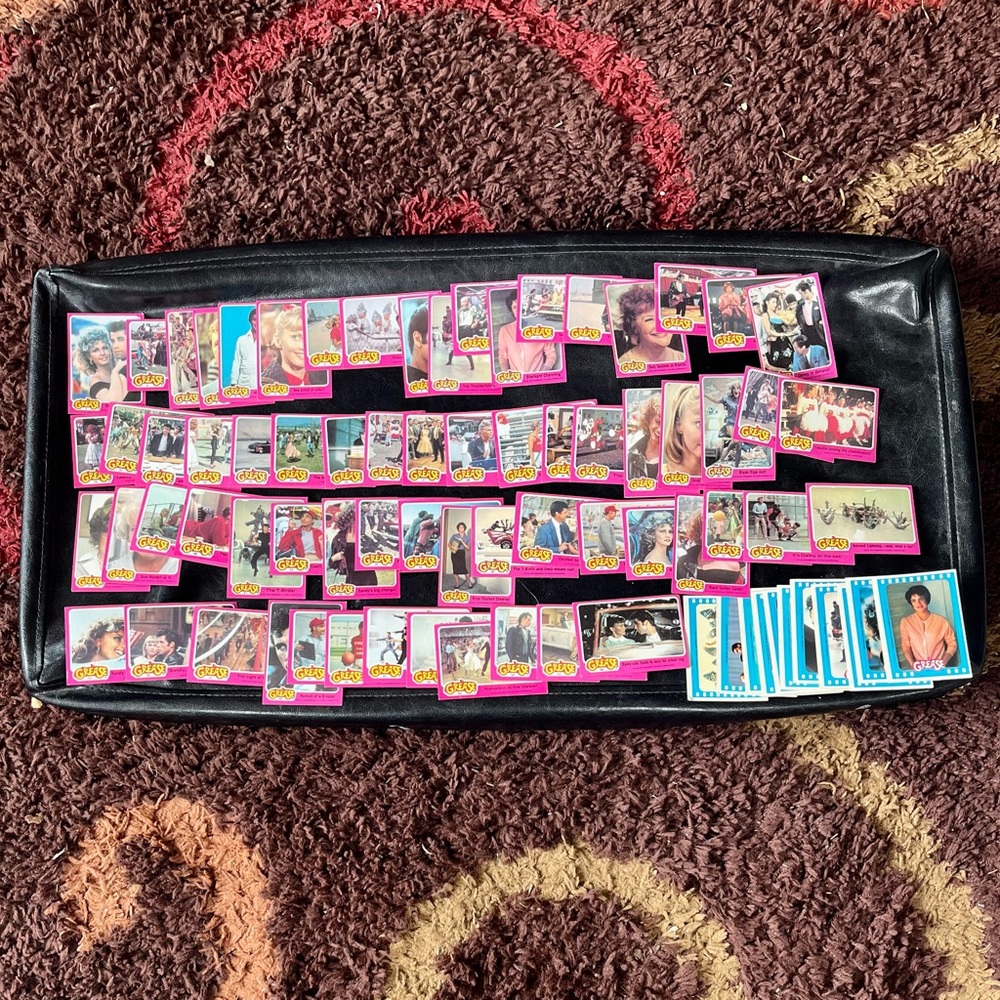 Grease Trading Cards Series 1 Complete 66 Cards & 11 Stickers 1978 Topps